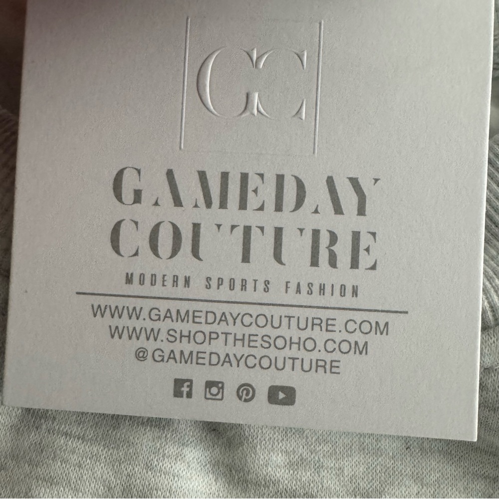 USC Trojans Oversized Sweater XXL Gameday Couture Gray Drop Shoulder Crew Neck - Picture 9 of 10
